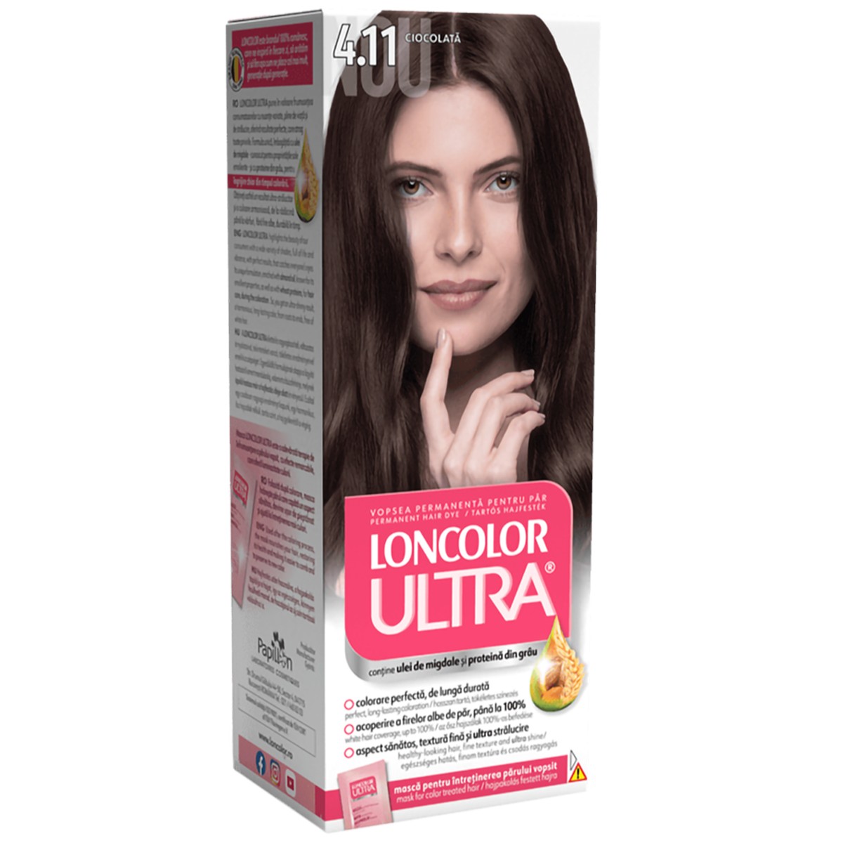 LONCOLOR ULTRA VOPSEA DE PAR 4.11 CIOCOLATA