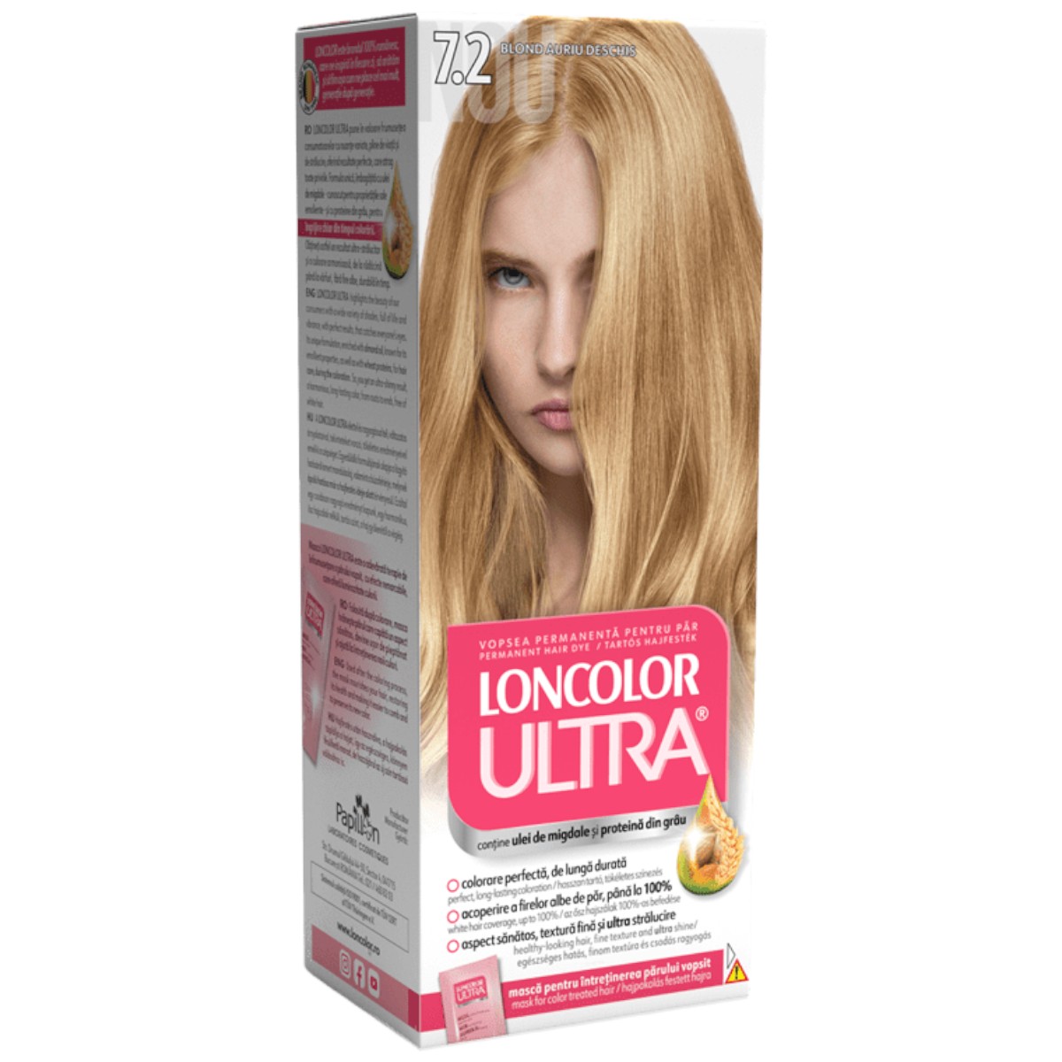 LONCOLOR ULTRA VOPSEA DE PAR 7.2 BLOND AURIU DESCHIS