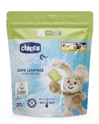 CHICCO DETERGENT CAPSULE SENSITIVE HIPOALERGENIC 0 LUNI+ 20 CAPSULE