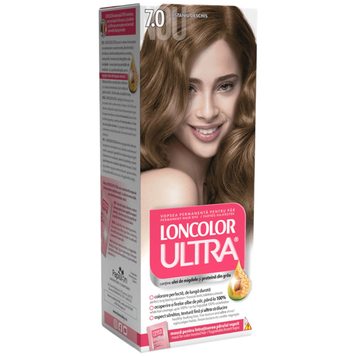 LONCOLOR ULTRA VOPSEA DE PAR 7.0 CASTANIU DESCHIS