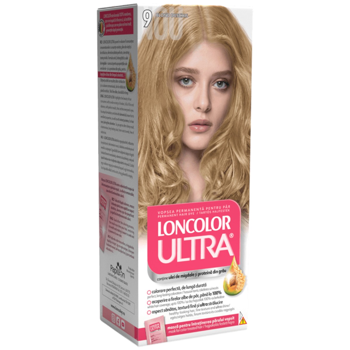 LONCOLOR ULTRA VOPSEA DE PAR 9 BLOND DESCHIS