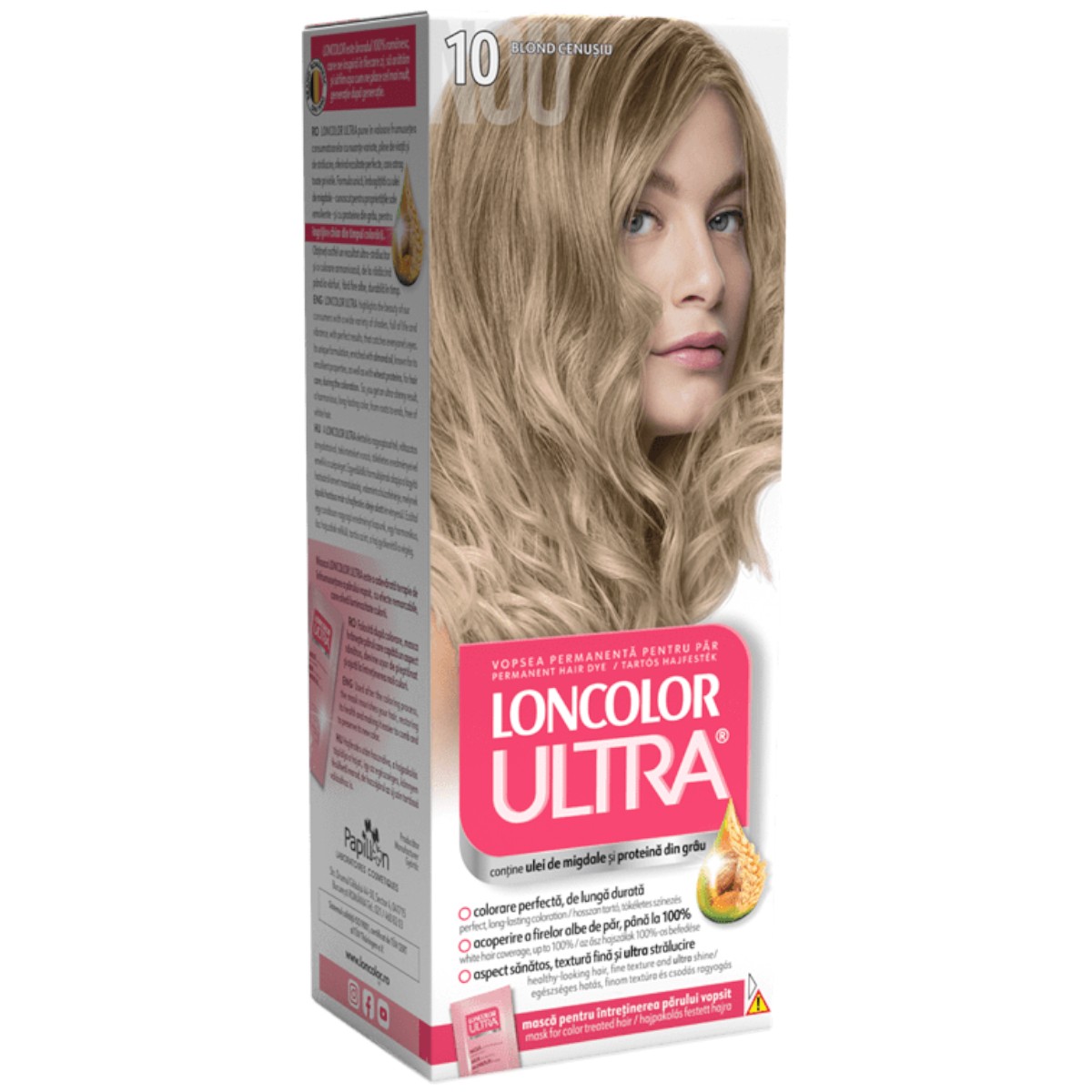 LONCOLOR ULTRA VOPSEA DE PAR 10 BLOND CENUSIU