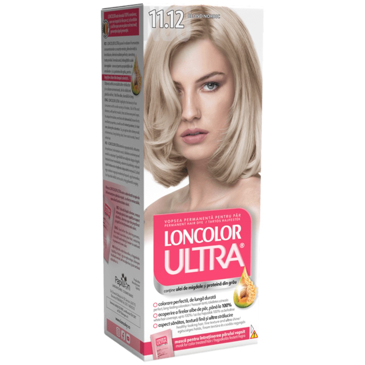 LONCOLOR ULTRA VOPSEA DE PAR 11.12 GRI NORDIC