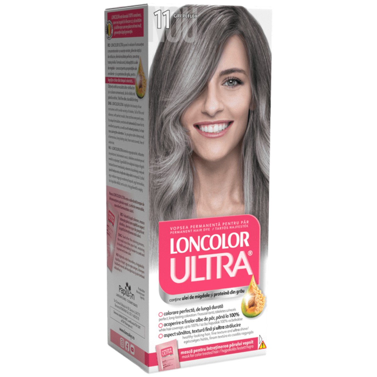 LONCOLOR ULTRA VOPSEA DE PAR 11 GRI REFLEX