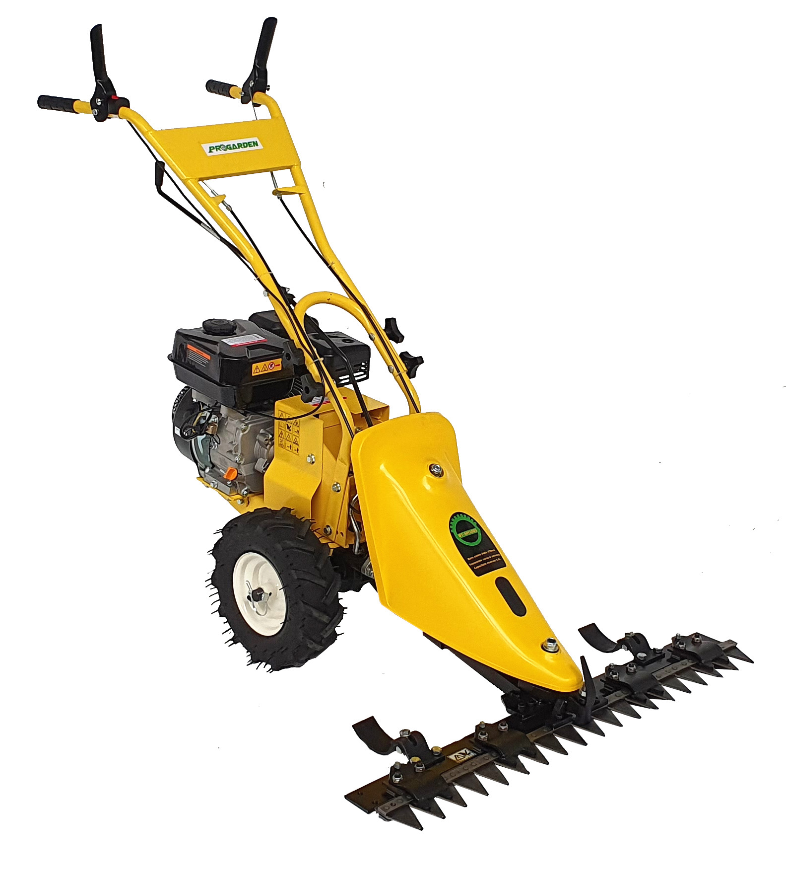 ProGARDEN BT-SM1003 Motocositoare cu bara 6.5CP, benzina 4T cu reductor, masa cosire dubla 970mm, 2 viteze