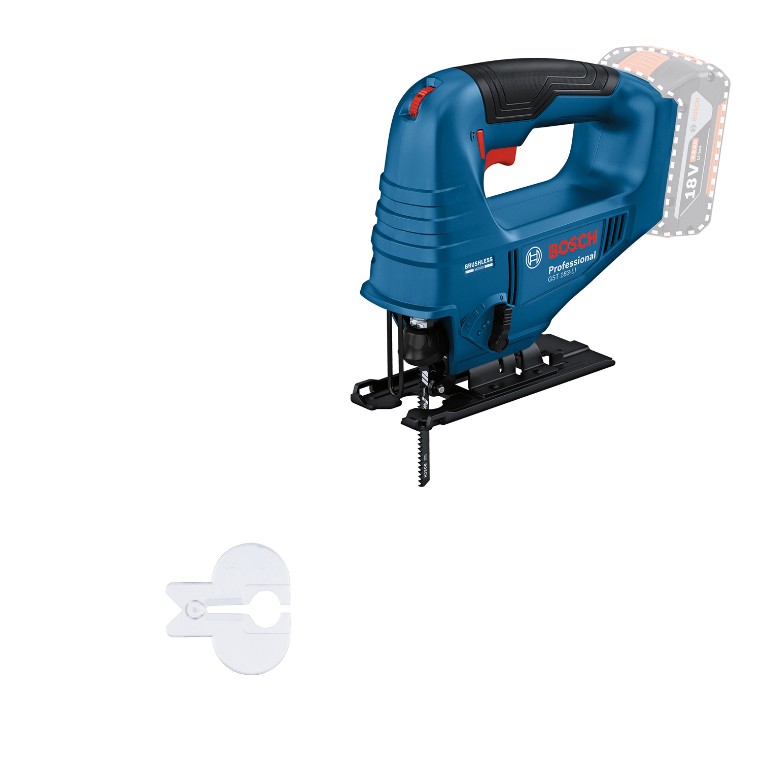 Bosch GST 183-LI (solo) Ferastrau vertical Li-Ion, fara acumulator in set