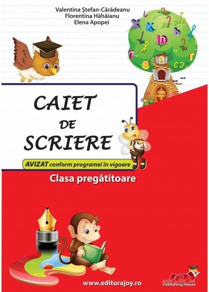 Caiet de scriere, clasa pregatitoare - Valentina Stefan Caradeanu