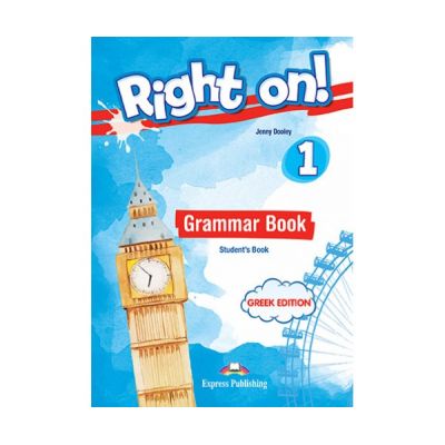 Curs engleza Right on! 1 Grammar Book Student\'s Book cu Digibook App - Jenny Dooley