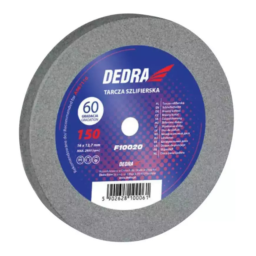 Dedra F10020 Disc de slefuit 150x16x12.7mm, G60