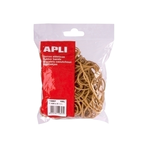 Elastice Apli, diametru 120 mm, 100 gr/punga