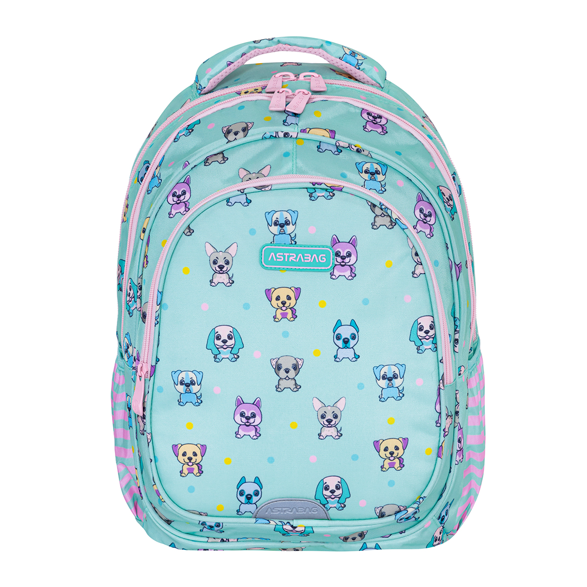 Ghiozdan Astra AB300, 3 compartimente, 42x30x19 cm, anima