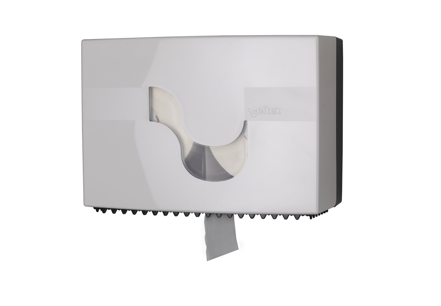 Dispenser hartie igienica Celtex Revolver, sistem duo Megamini, alb