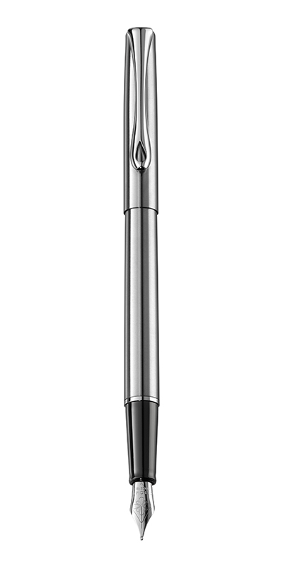 Stilou DIPLOMAT Traveller, cu penita M, din otel inoxidabil - stainless steel