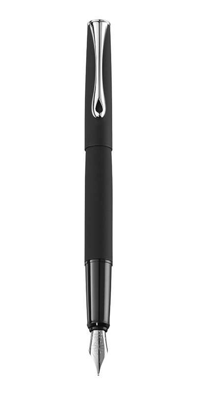 Stilou DIPLOMAT Esteem, cu penita M, din otel inoxidabil - lapis black