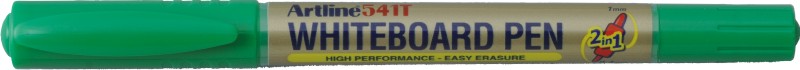 Marker pentru tabla de scris ARTLINE 541T, doua capete - varfuri rotunde 0.4mm/1.0mm - verde