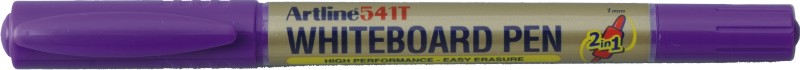 Marker pentru tabla de scris ARTLINE 541T, doua capete - varfuri rotunde 0.4mm/1.0mm - mov