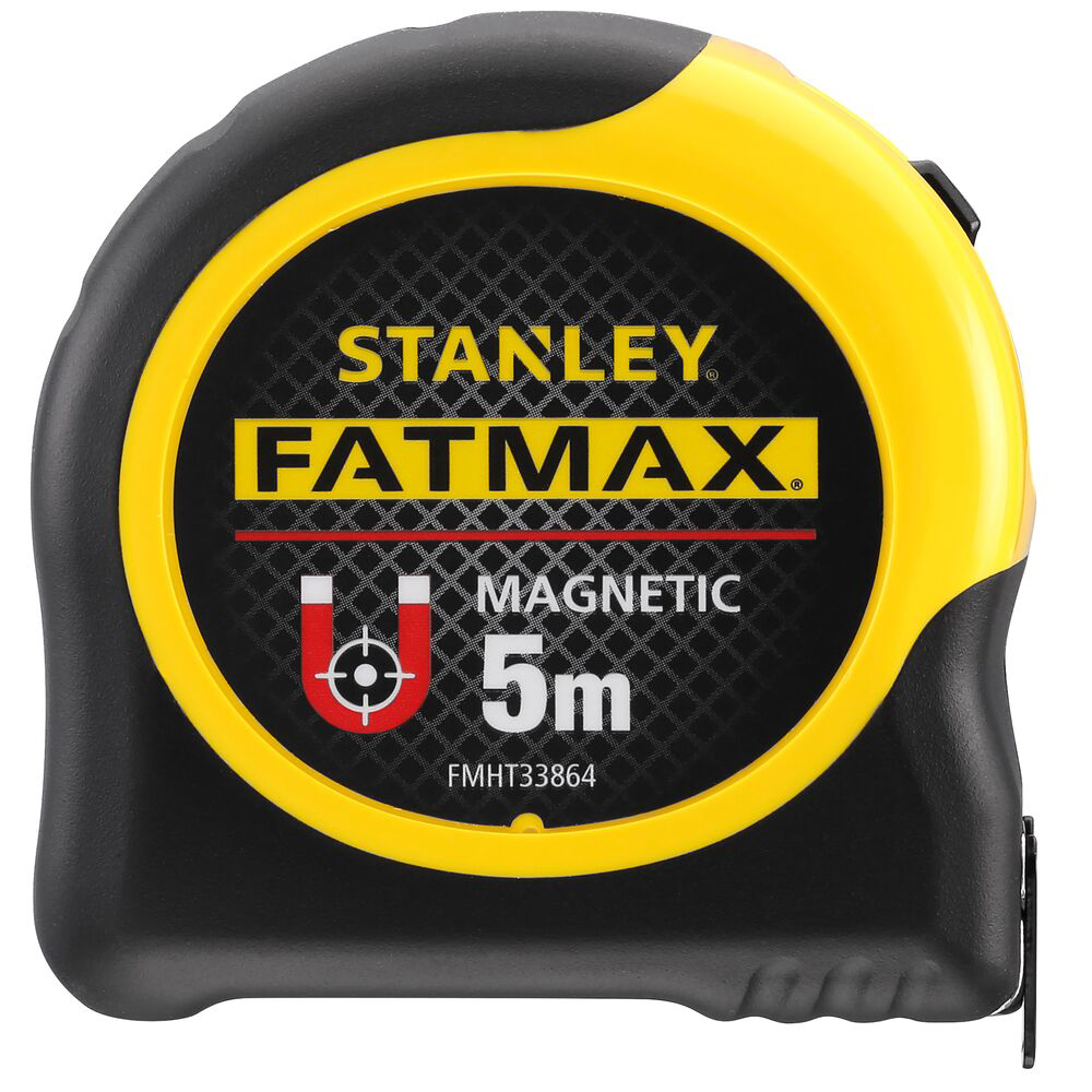 Stanley FMHT0-33864, ruleta magnetica fatmax 5m, Mylar®, BladeArmor, tru-zero, rupere la 3.3m, magnet detasabil, 5m x 32mm, blister
