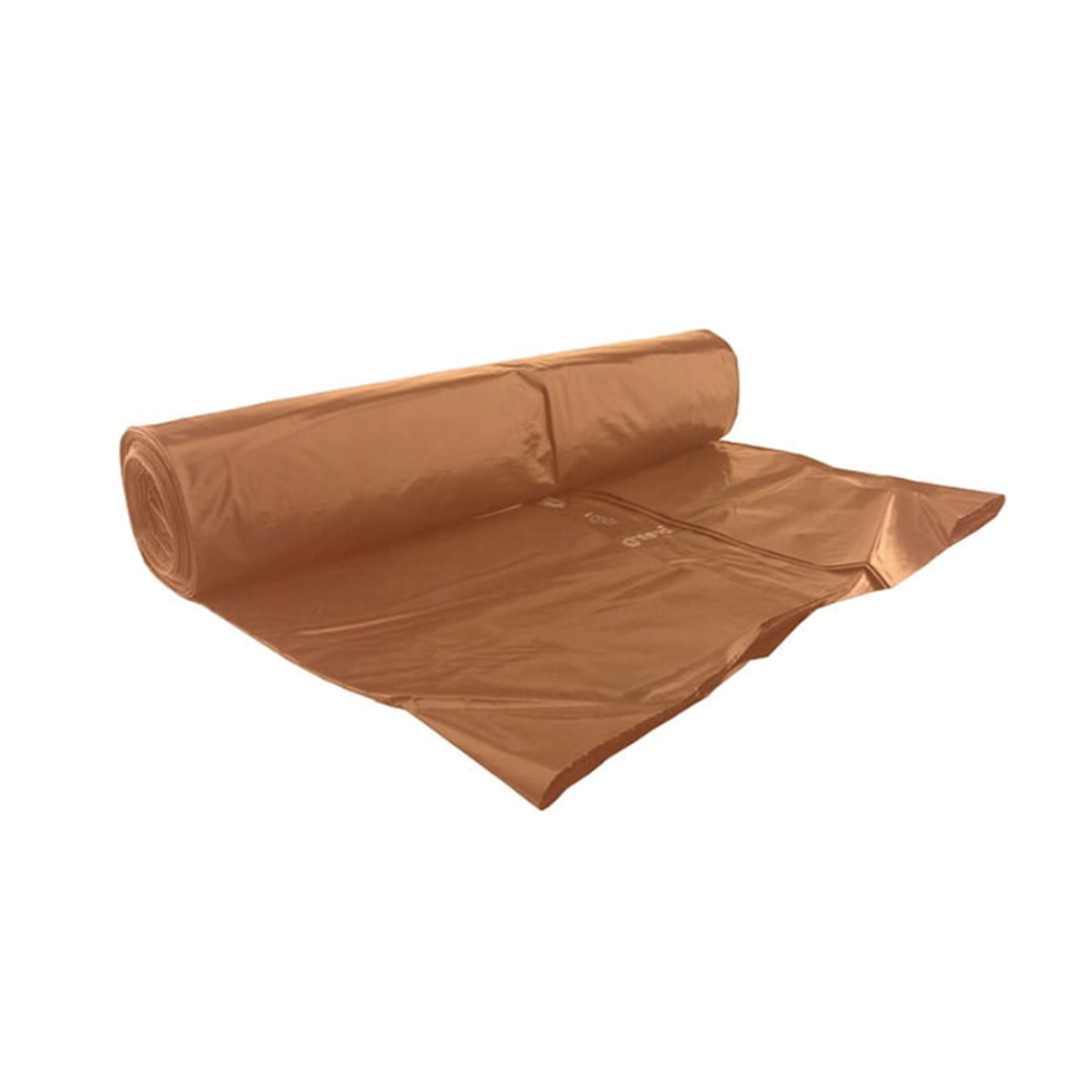 Saci menaj LDPE, maro, 70x110 cm, 120 litri, 24 microni, 10 bucati/rola