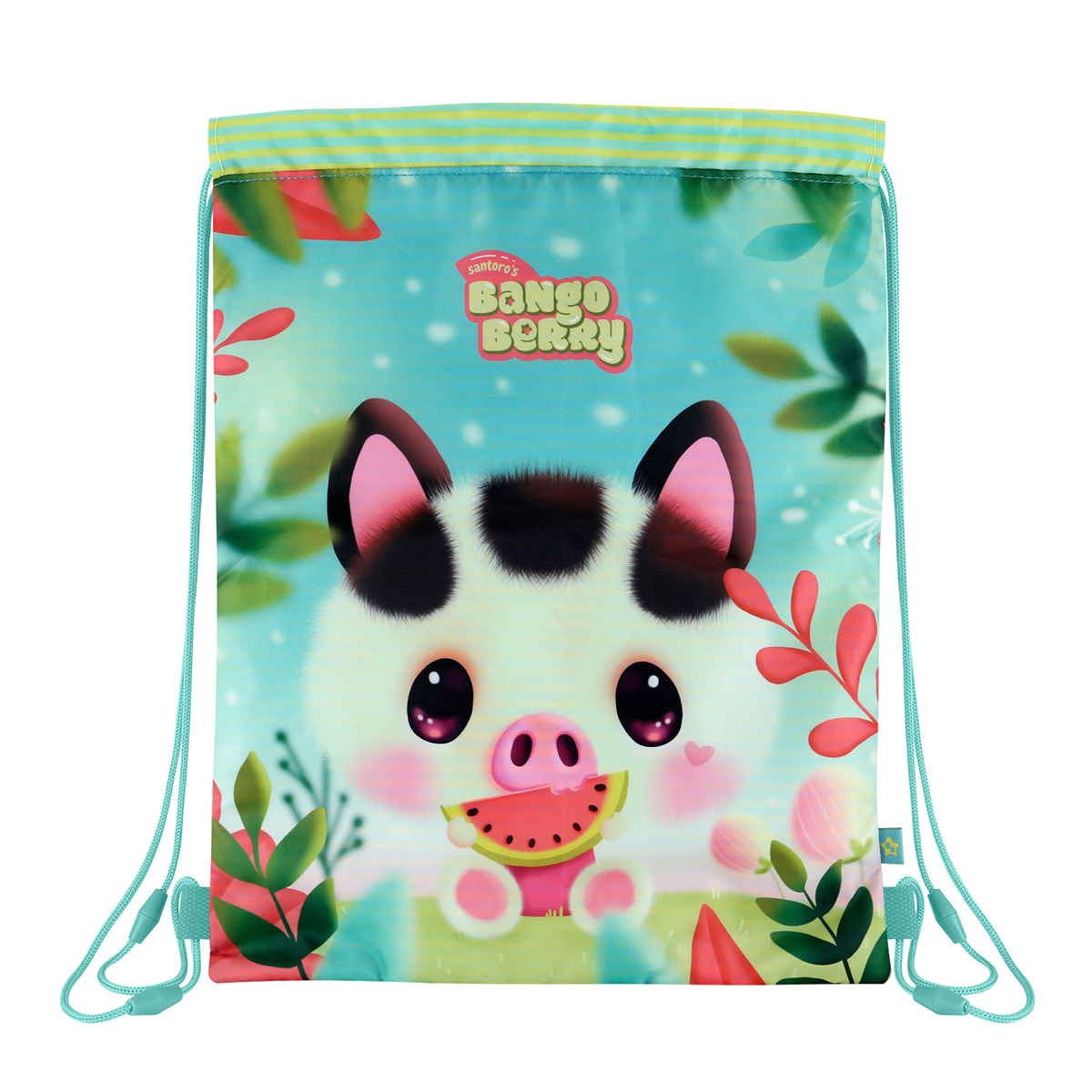 Saculet Gorjuss Bangoberry Piggy Porcusorul, 32x41x1 cm