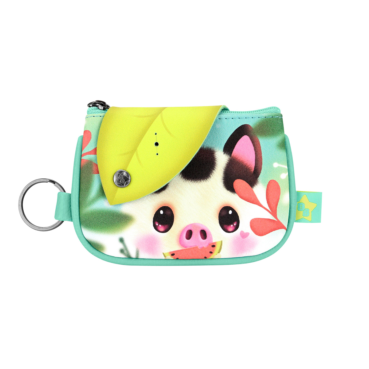 Gentuta breloc Bangoberry Piggy Porcusorul 13x10x2 cm, 1 pin