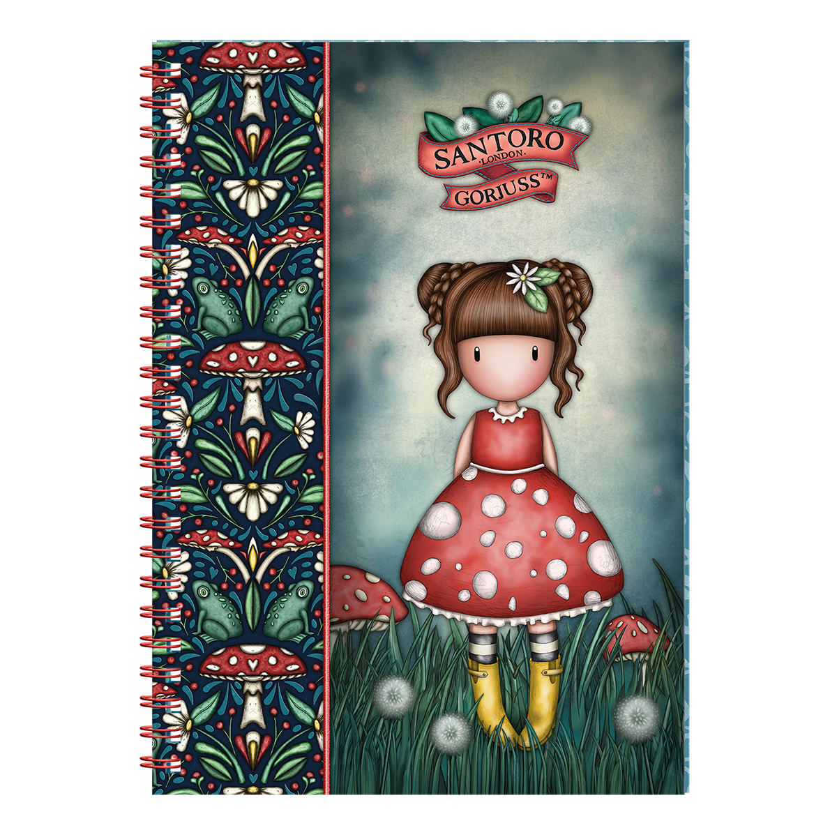 Notes cu spira A5 Gorjuss, Little Mushroom, Dictando