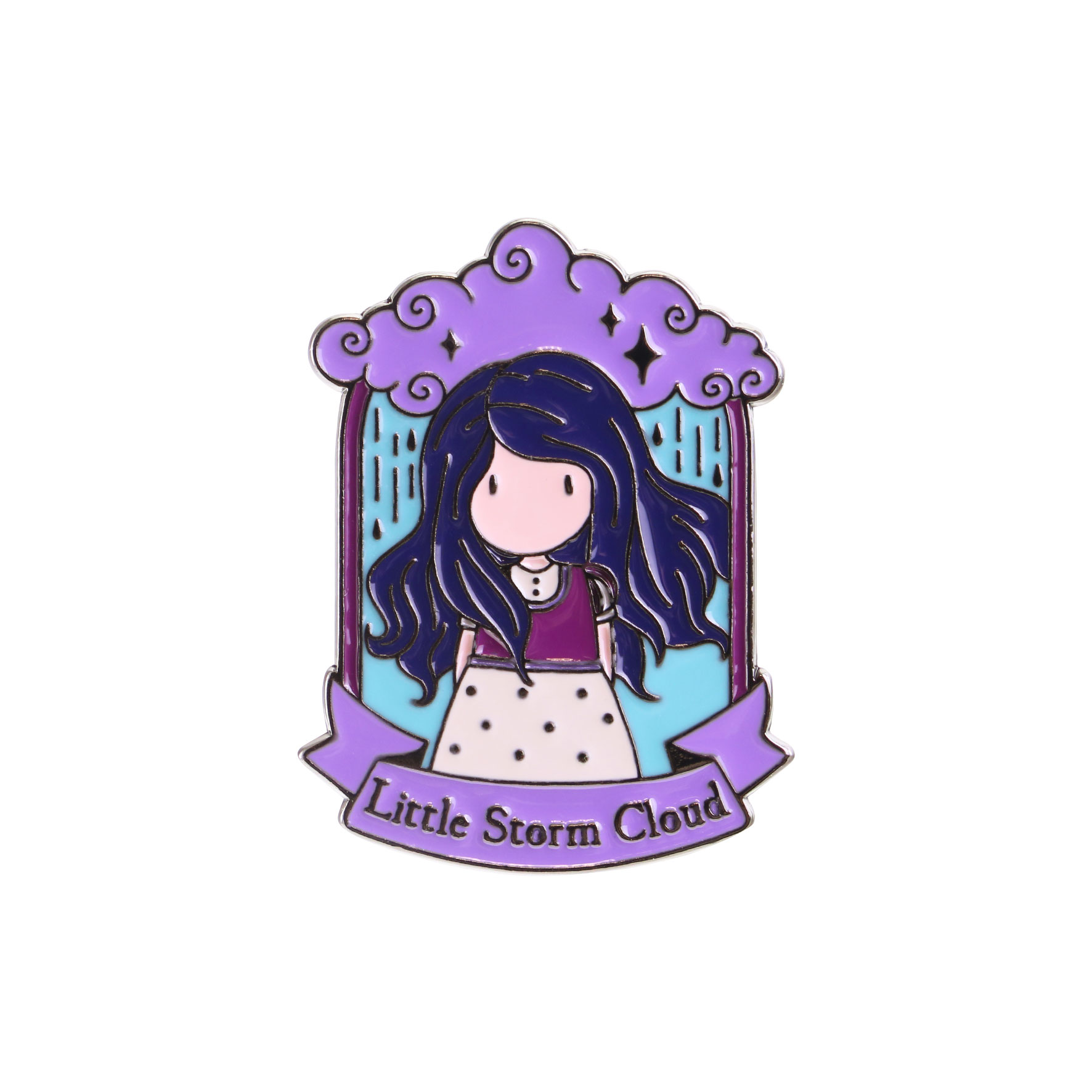 Pin Gorjuss, Little Storm Cloud, 6x11x1 cm, blister