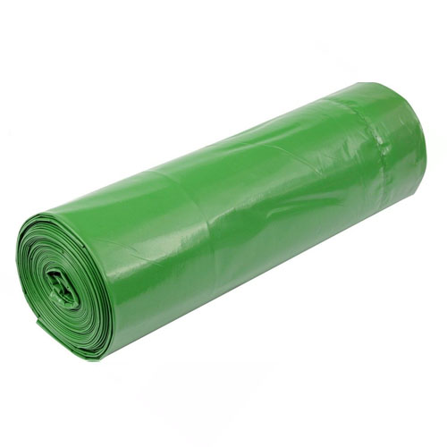 Saci menaj LDPE, verde, 120L, 70x110 cm, 10 bucati/rola