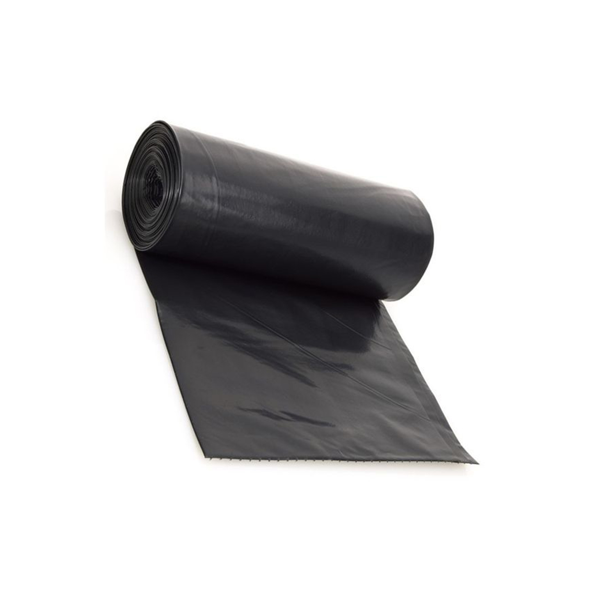 Saci menaj LDPE negri, 60x70 cm, 60 litri, 20 microni, 20 bucati/rola