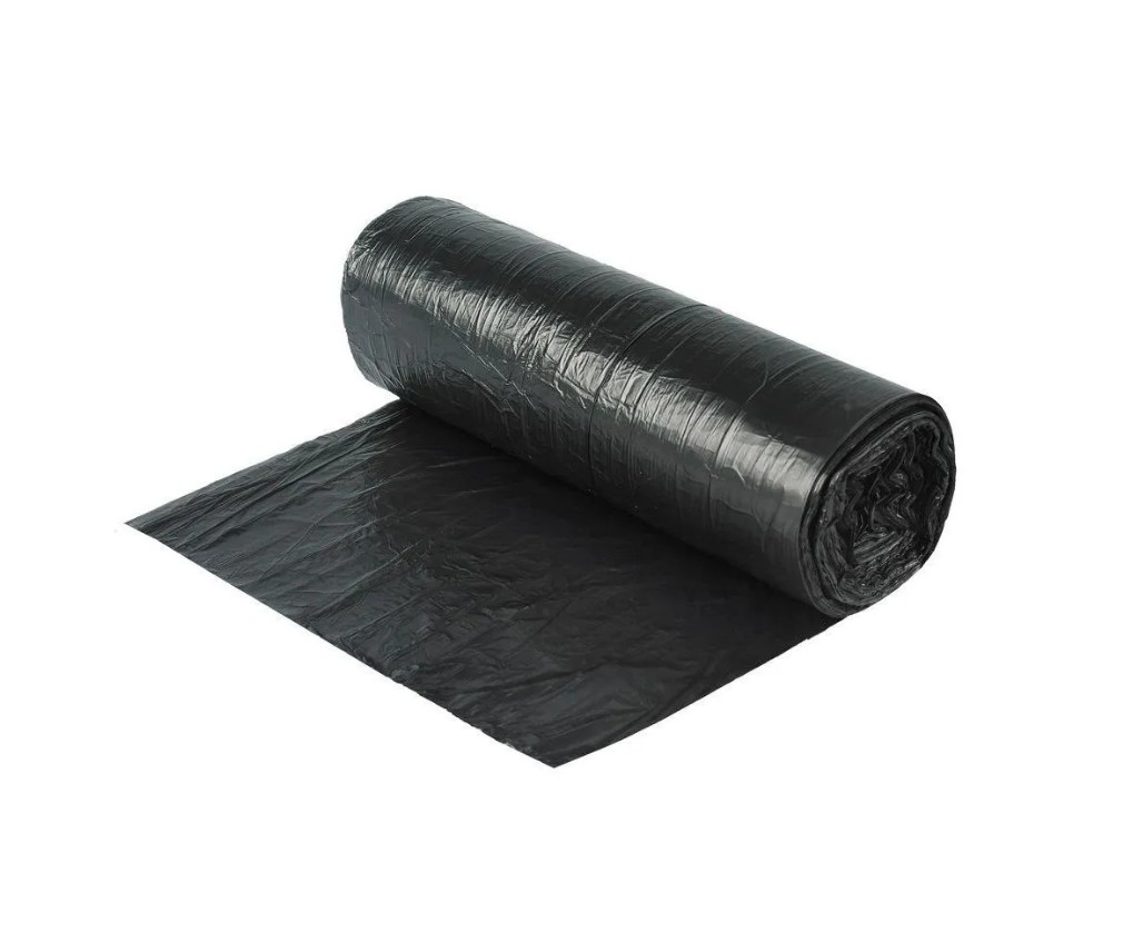 Saci menaj LDPE, negri, 50x75 cm, 35 litri, 20 bucati/rola