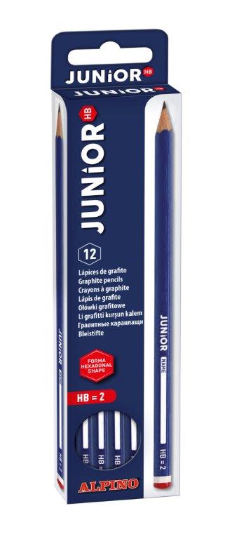 Creion cu guma ALPINO Junior - duritate HB