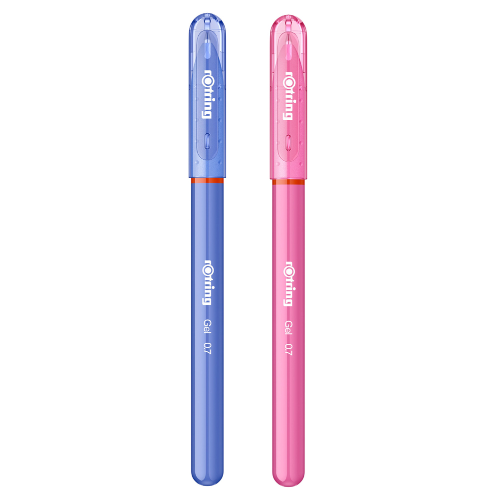 Set roller cu gel Rotring, albastru, roz
