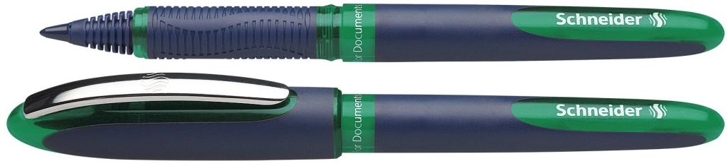 Roller cu cerneala SCHNEIDER One Business, ball point 0.6mm - scriere verde