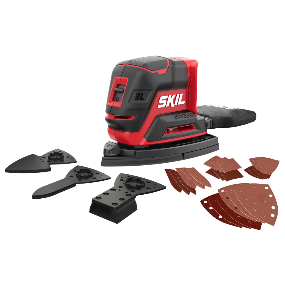 SKIL 3720 CD, Slefuitor compact brushless cu acumulator (doar corpul) SR1E3720CD, 10500 rpm, + accesorii