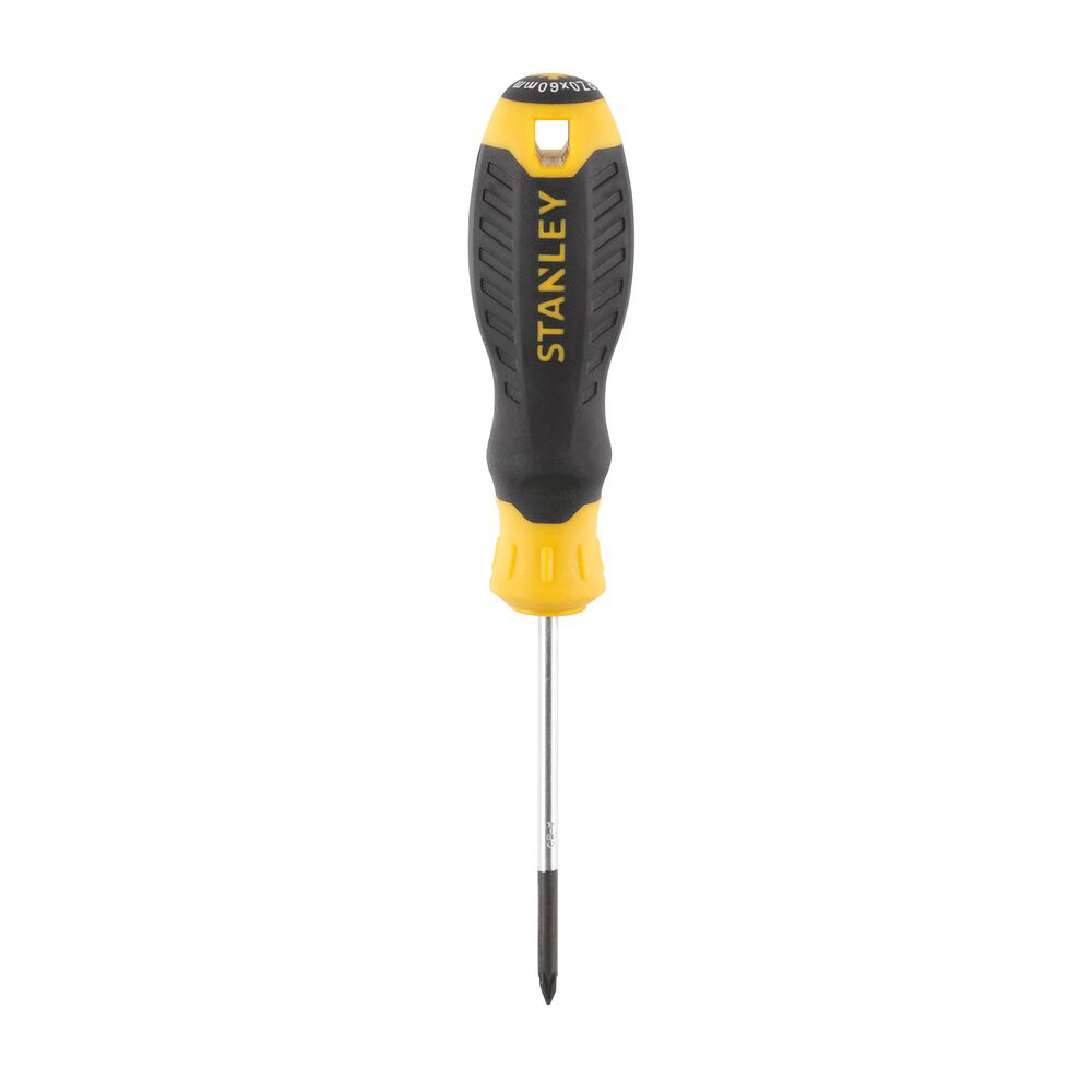 Stanley STHT16161-0, surubelnita Cushion Grip cu varful cruce Pozidrive PZ0 si lungimea tijei de 60mm, PZ0x60