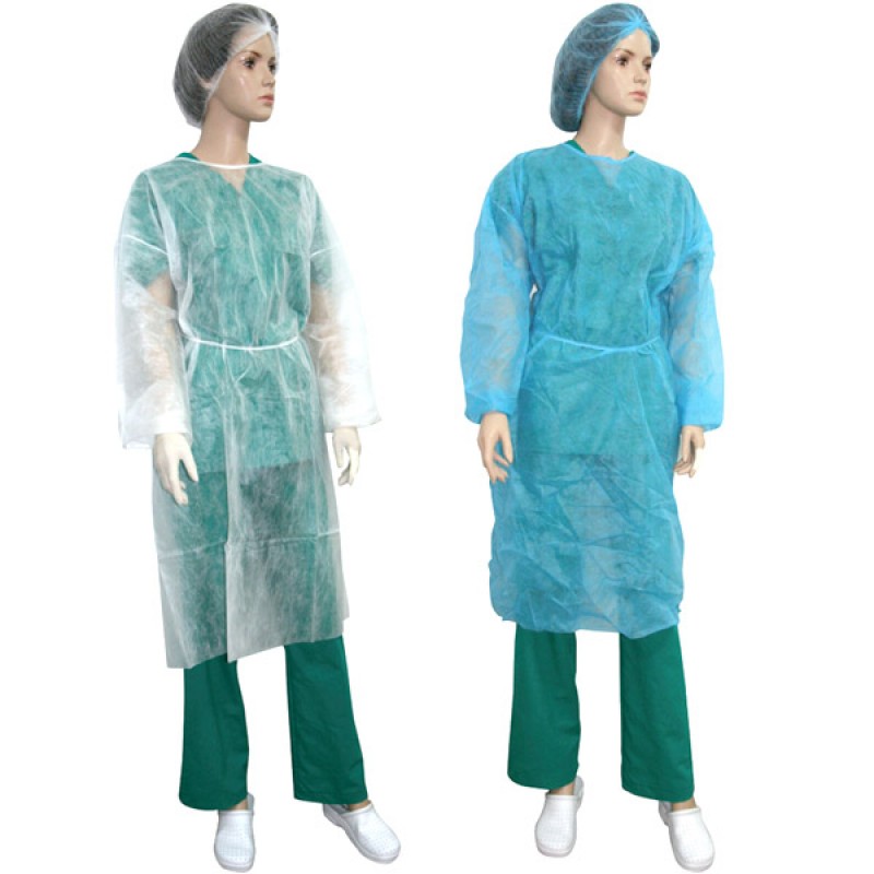 Halat protectie tip vizitator -culoare albastra