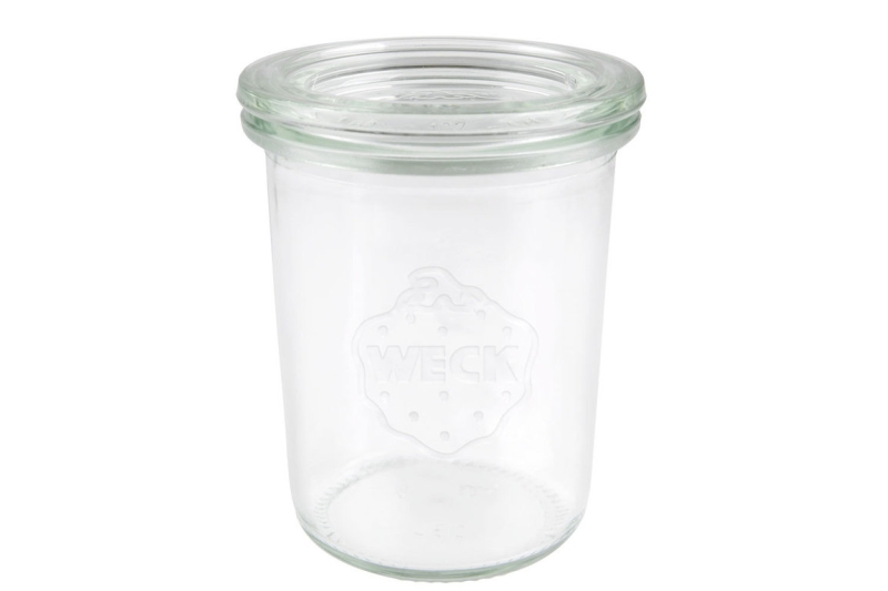 Borcan cu capac model, mini mold, din sticla, capacitate 160ml