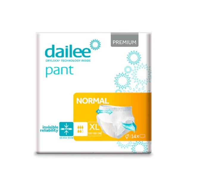 Dailee Premium Scutece tip chilot normal, Marimea L (110-140 cm), 14 buc