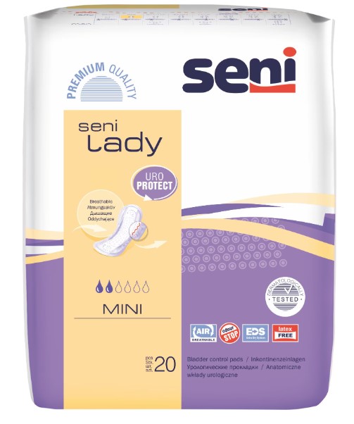 SENI LADY SLIM ABSORBANTE UROLOGICE MINI 20BUC