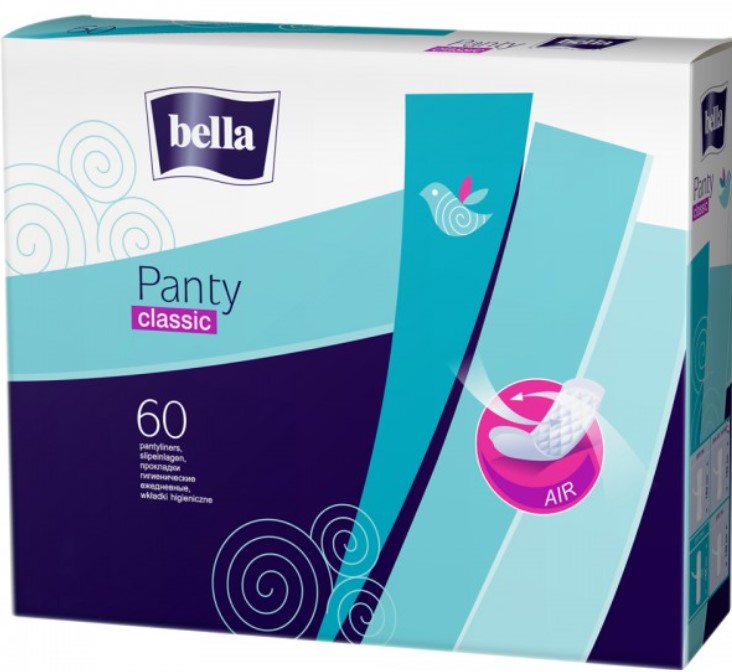 BELLA PANTY ABSORBANTE ZILNICE CLASSIC 60BUC