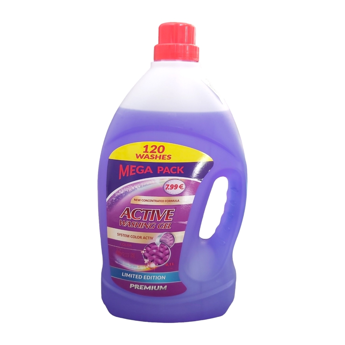 ACTIVE DETERGENT LICHID PREMIUM 4.1L SYSTEM&COLOR