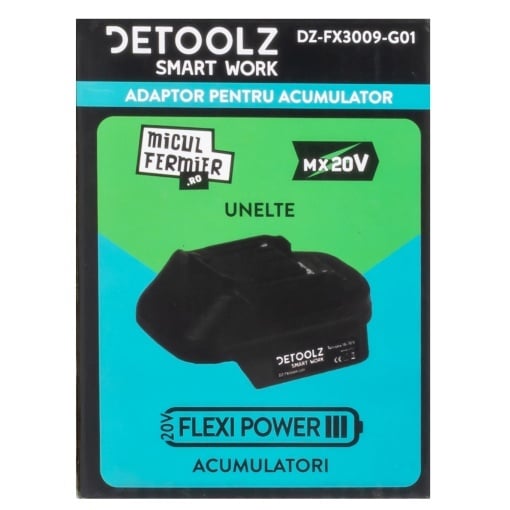 Adaptor Detoolz, acumulator FX-MF G01