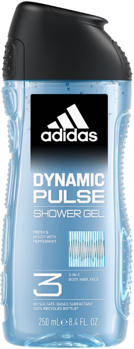 ADIDAS MEN 3IN1 GEL DE DUS 250ML DYNAMIC PULSE