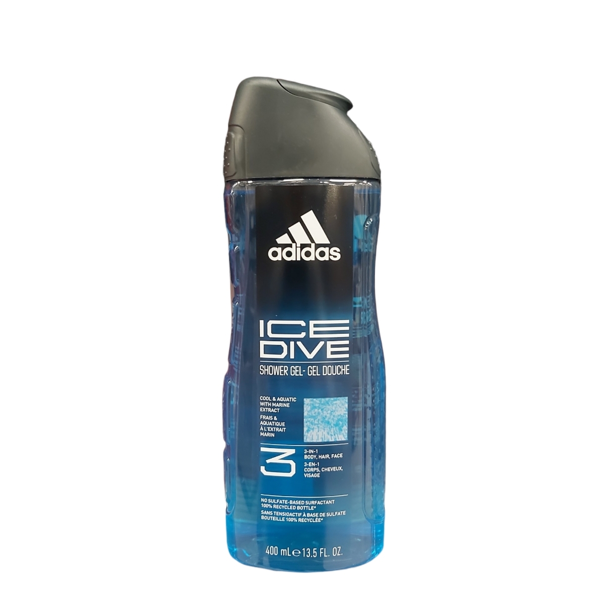 ADIDAS MEN GEL DE DUS 400ML 3IN1 ICE DIVE
