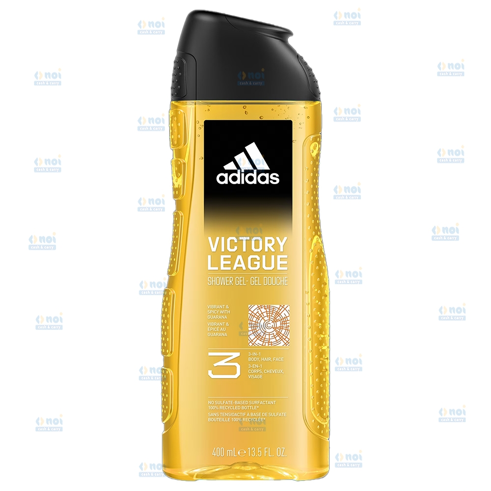 ADIDAS MEN GEL DE DUS 400ML 3IN1 VICTORY LEAGUE