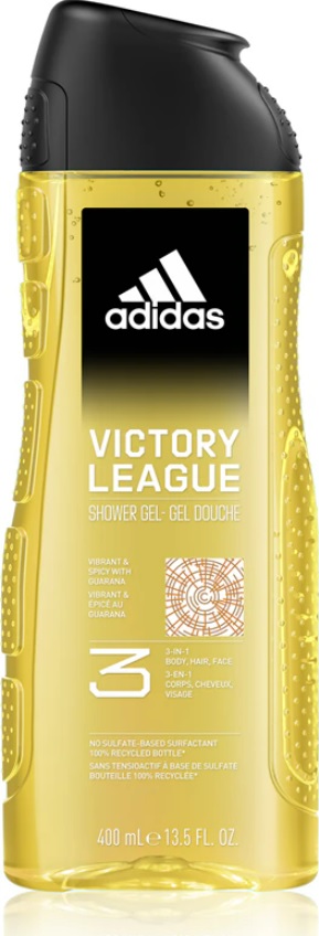 ADIDAS MEN GEL DE DUS 400ML 3IN1 VICTORY LEAGUE