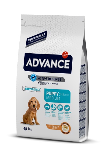 Hrana uscata 3 kg, Advance Dog Medium Puppy