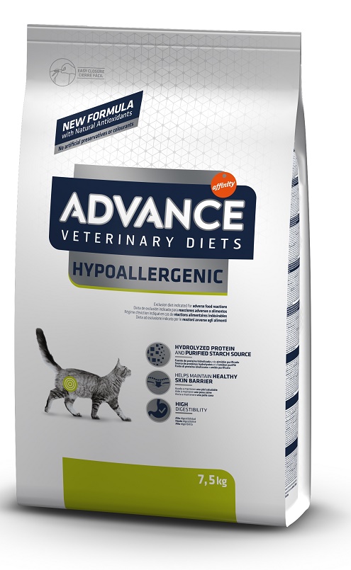 Hrana uscata pentru Pisici Advance Cat Hypoallergenic Diet, 7.5 kg