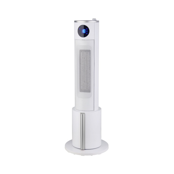 Aeroterma tip turn alba, putere 2200W, ecran LED, termostat, 3 trepte de viteza, Zilan