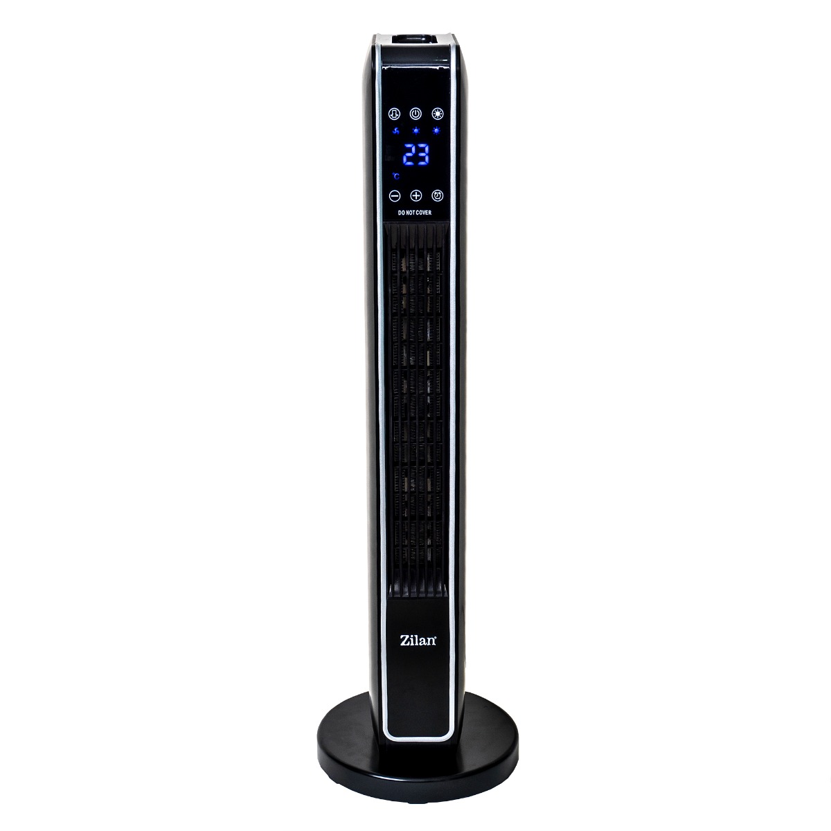 Aeroterma ceramica turn, putere 2200W, ecran cu atingere si Timer 8H, Zilan