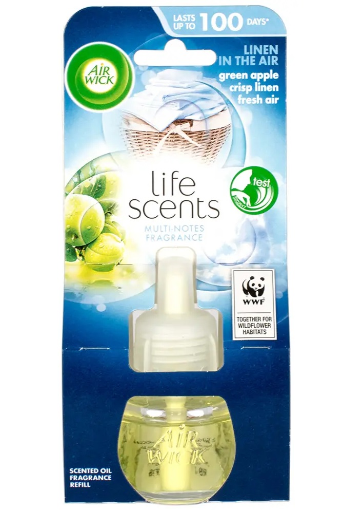 AIRWICK ODORIZANT CAM. EL. REZ. 19ML LINEN IN THE AIR